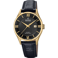 Armbanduhr Festina Herr Swiss Made in Gelb vergoldet stahl F20010/4 - F20010/4